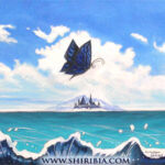Butterfly, olio su tela, 2001, 30 x 60 cm