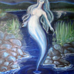 Fantasma del lago, olio su tela, 2003, 35 x 50 cm