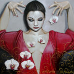 Magic Nippon olio su tela, 2010 90 x 90 cm