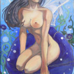 Fata del convolvolo olio su tela, 2001, 30 x 65 cm