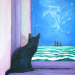 La finestra sul mare, olio su tela, 2000, 35 x50 cm