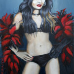Lady Fashion, 2010, olio su tela, 50 x 70 cm