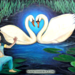 Meditazione sull'amore, olio su tela, 2001, 70 x 50 cm